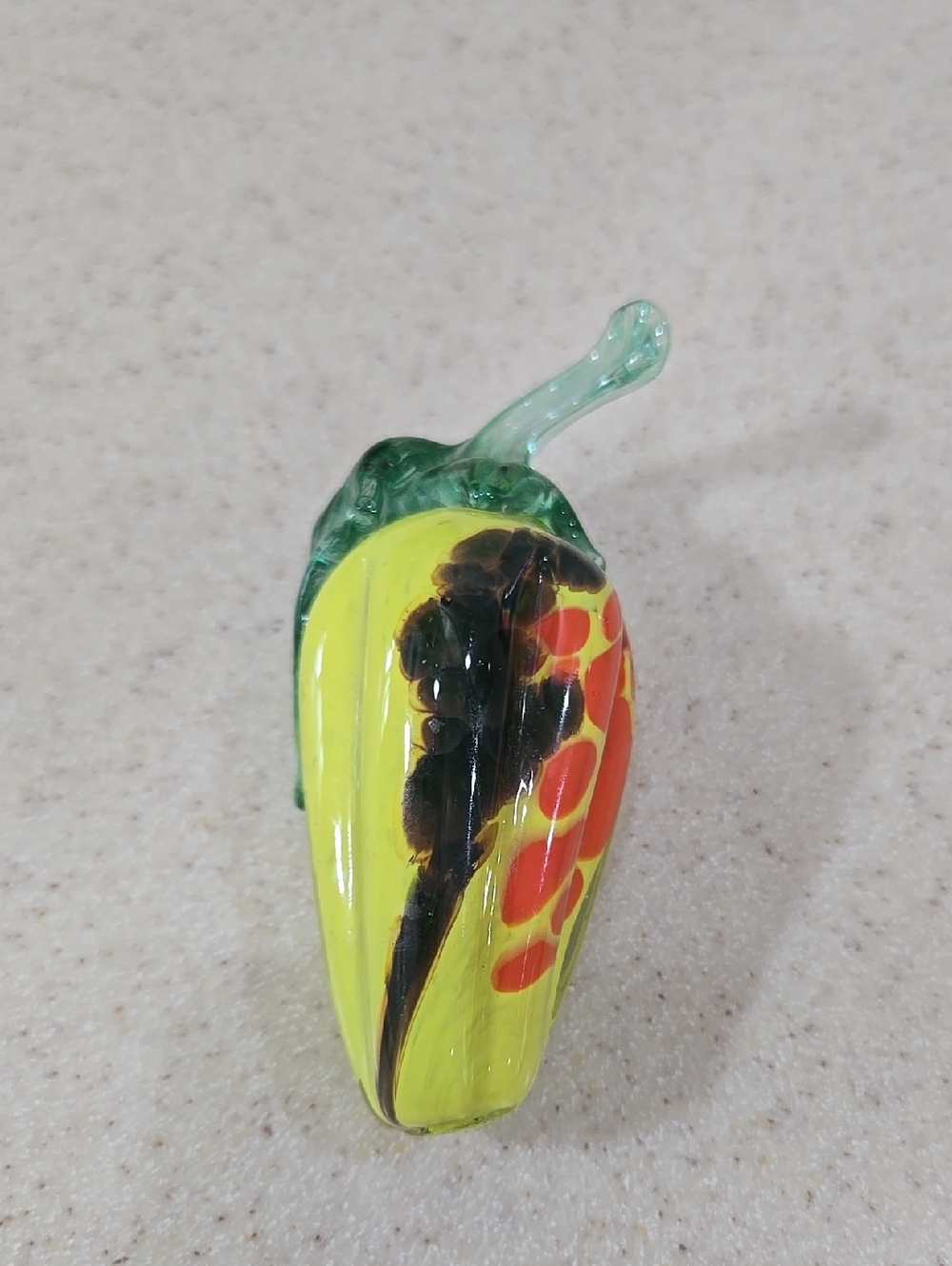 Handblown Glass Chili Pepper - Picture 2 of 9